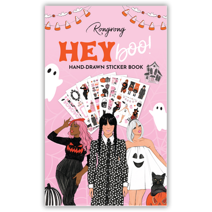 Sticker Book featuring fun spooky motifs and festive accents, ideal for enhancing Halloween-themed projects.