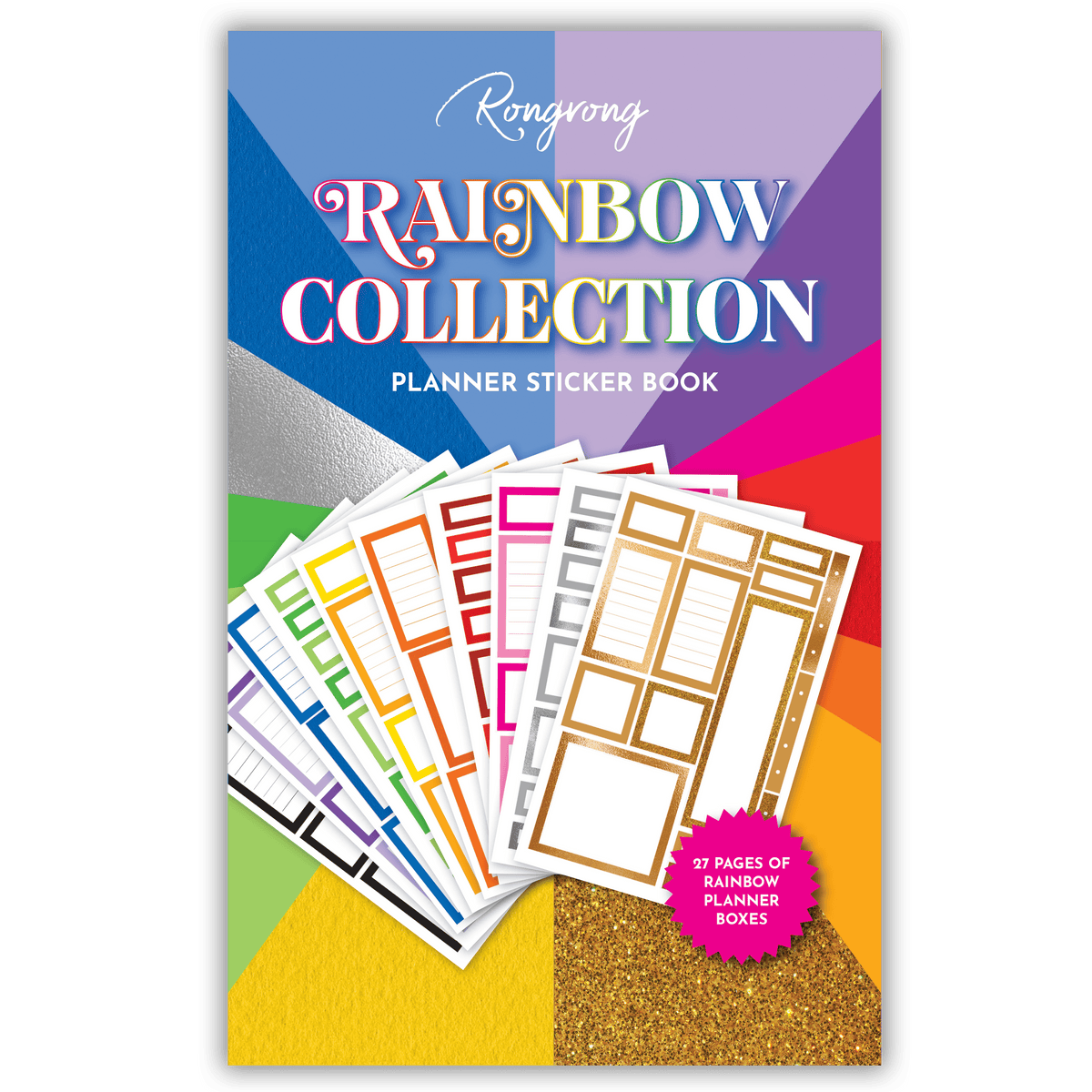Shop Rongrong Rainbow Planner Sticker Book [EVERYDAY]