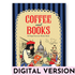 Coffee and Books Sticker Book [DOWNLOAD]