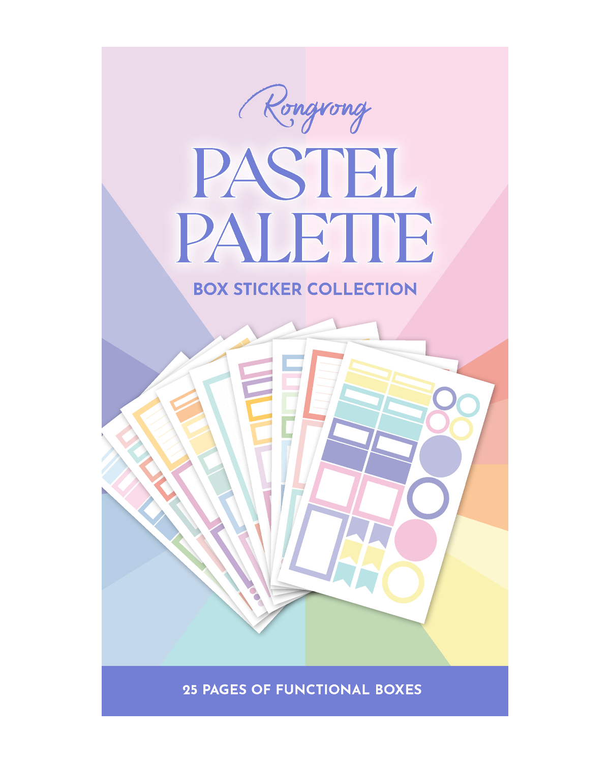 Shop Rongrong Pastel Box Sticker Book