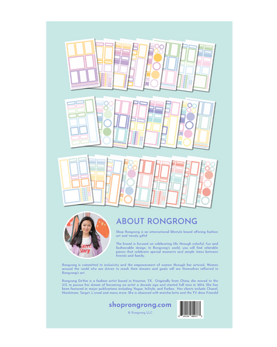 Shop Rongrong Pastel Palette Box Digital Sticker Book