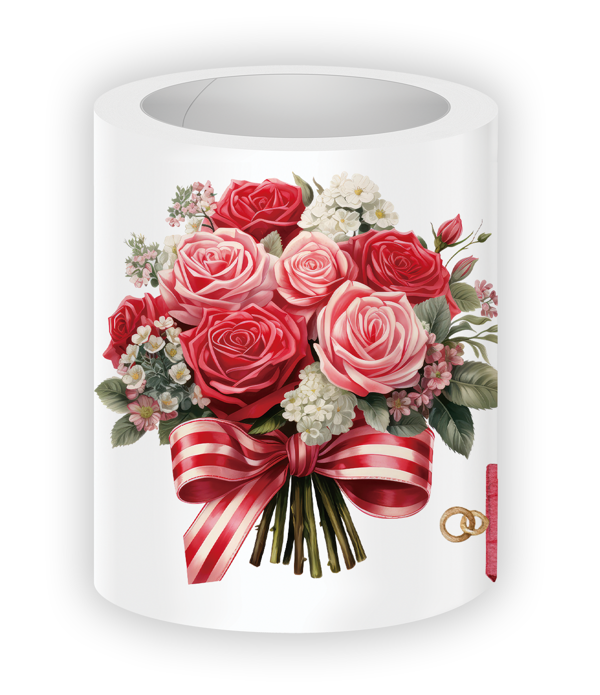 Shop Rongrong Red Roses PET Tape