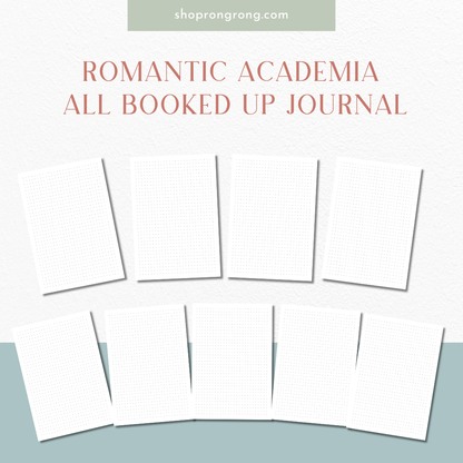 book tracker notebook with monthly reading overview