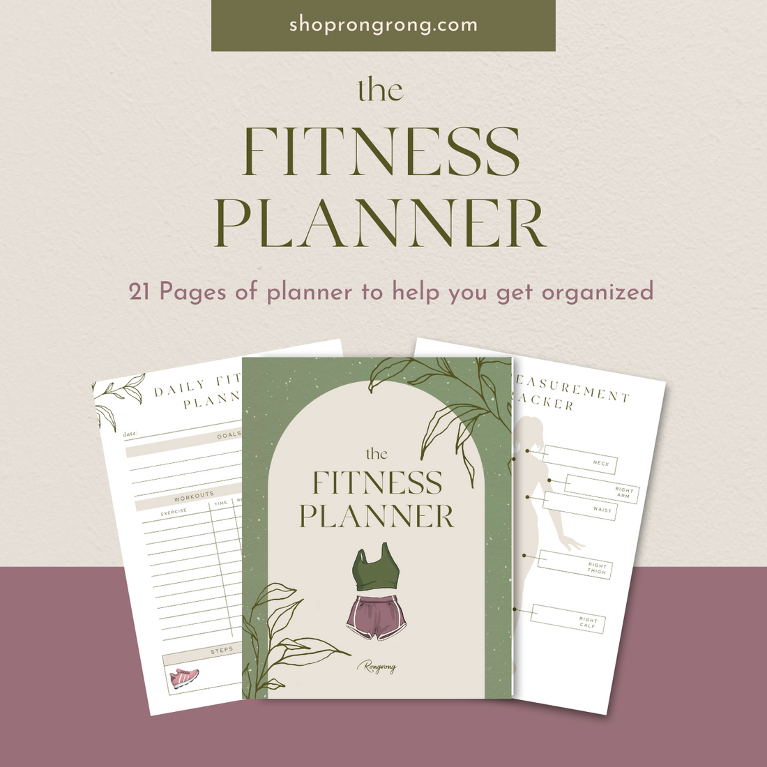 Shop Rongrong the Fitness Digital Planner - Fall 2023