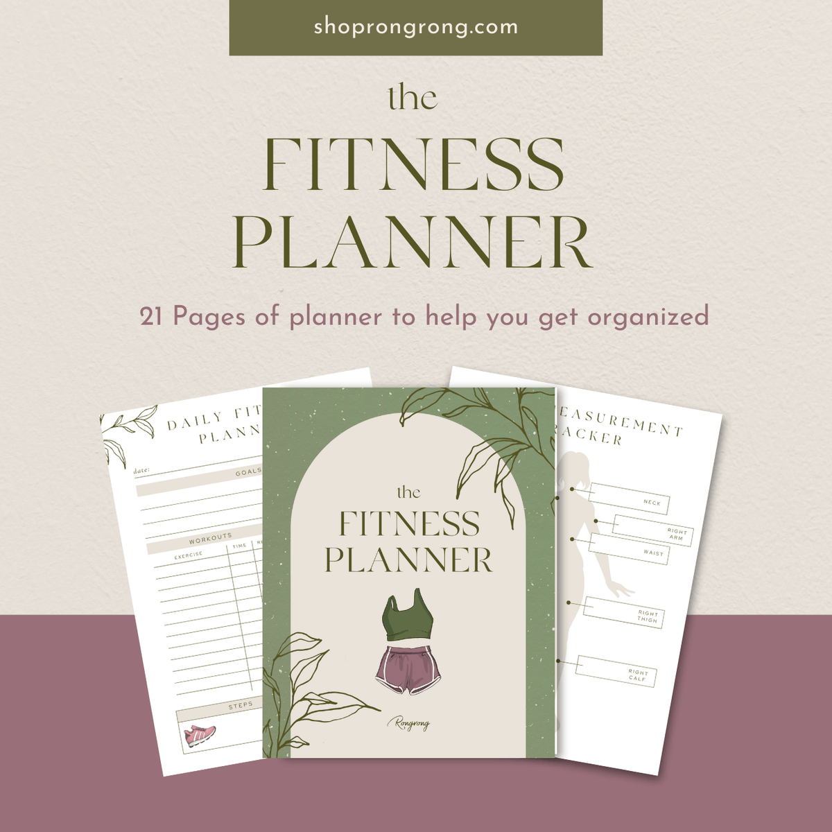 Shop Rongrong the Fitness Digital Planner - Fall 2023