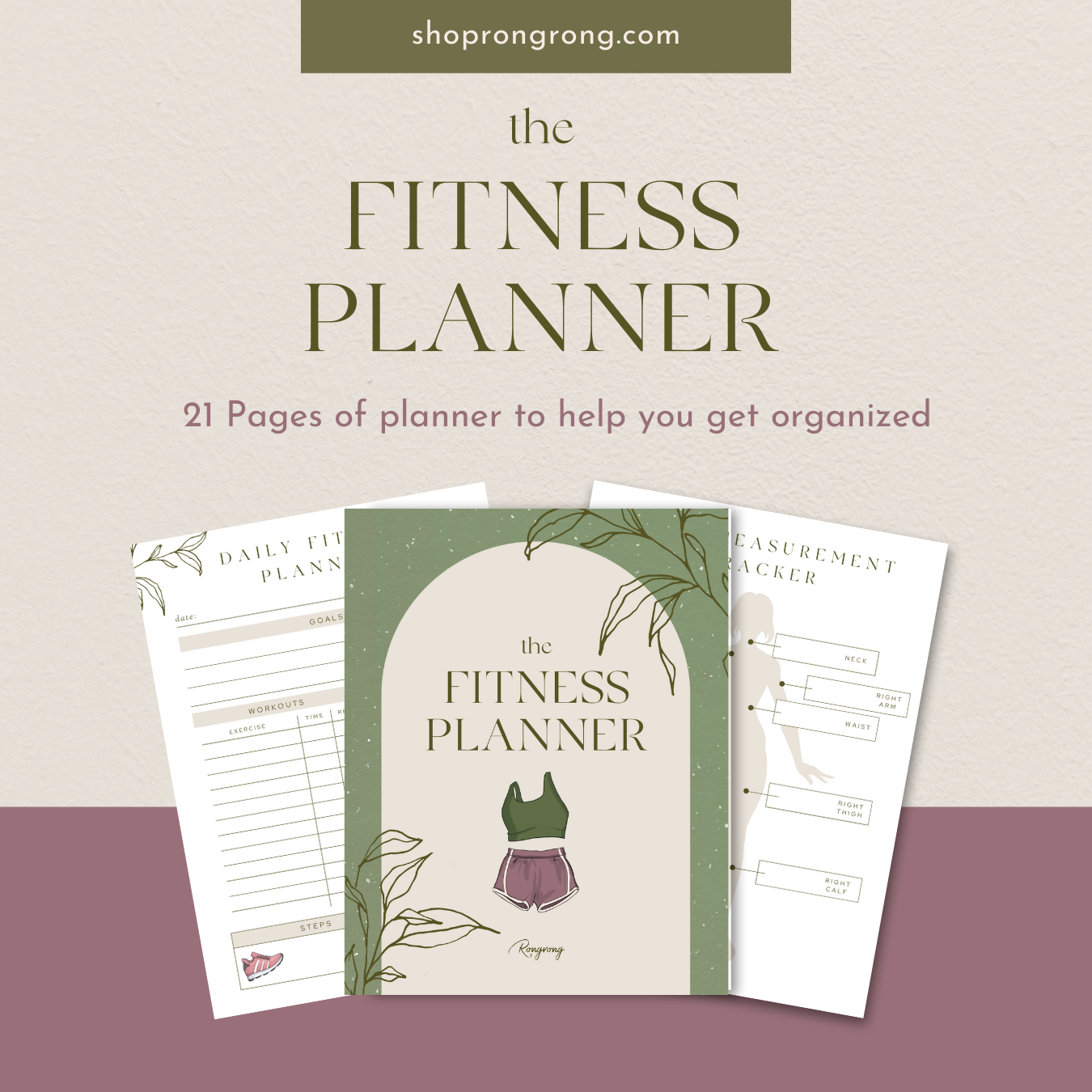 Shop Rongrong the Fitness Digital Planner - Fall 2023