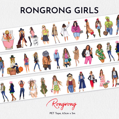 Shop Rongrong, Rongrong Girls PET Tape for planner