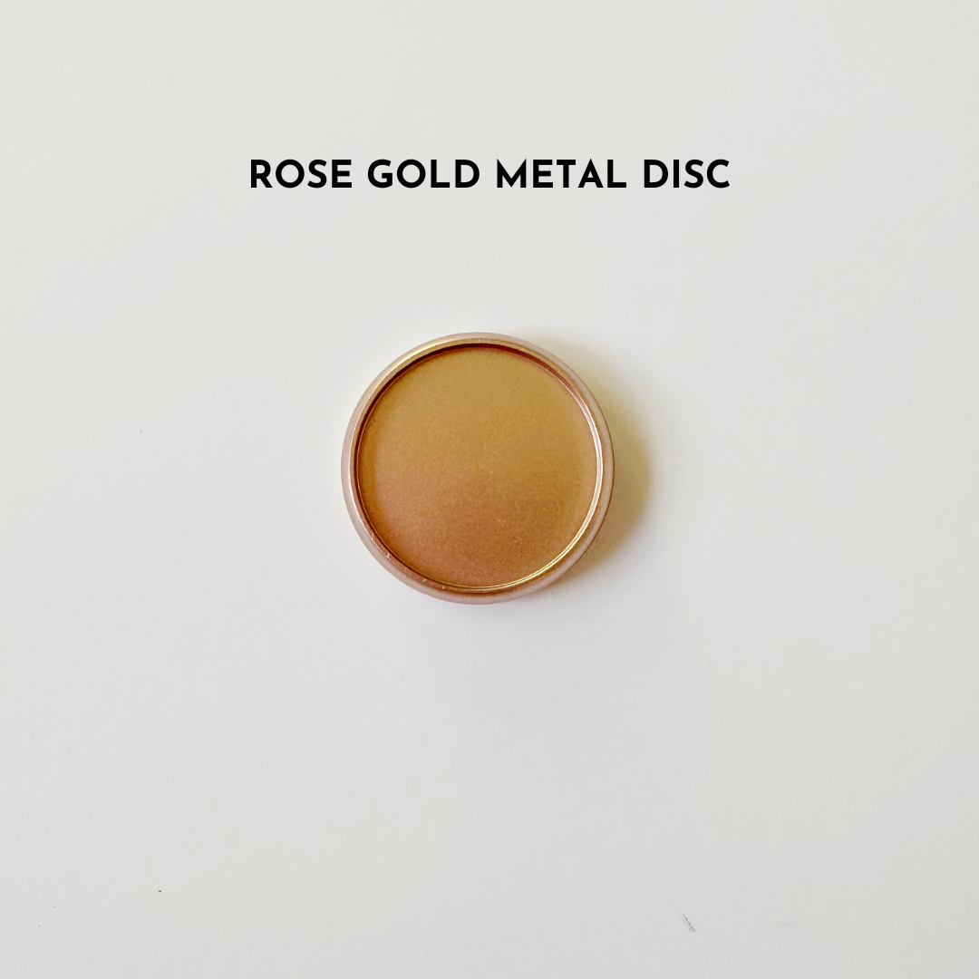 Rose Gold Metal Planner Disc Set [11 PC]