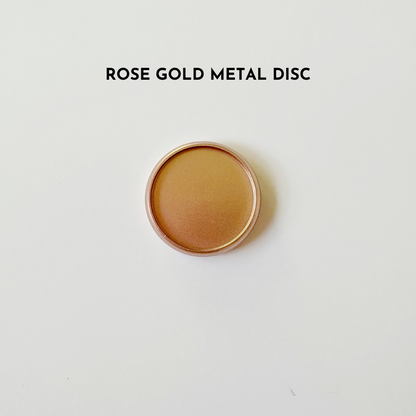 Rose Gold Metal Planner Disc Set [11 PC]