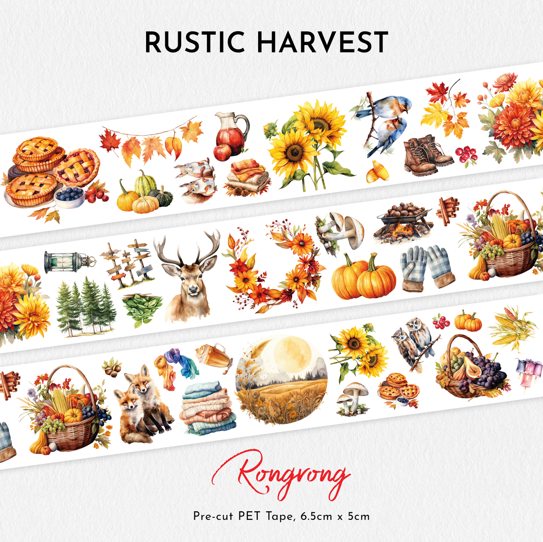 Shop Rongrong Rustic Harvest PET TapeShop Rongrong Fall + Halloween PET Tapes Bundle