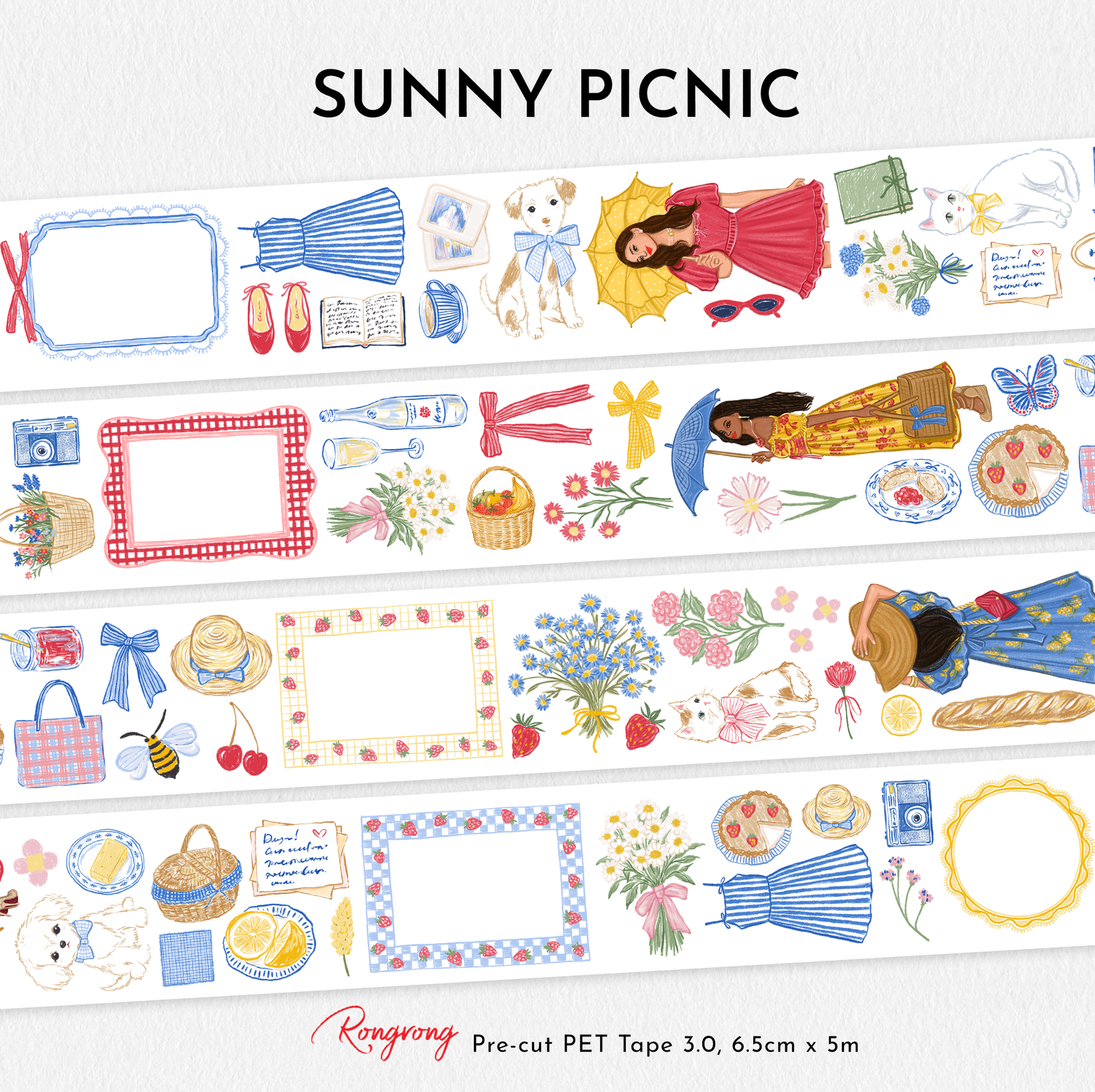 Sunny Picnic Pre-cut PET Tape [3.O]