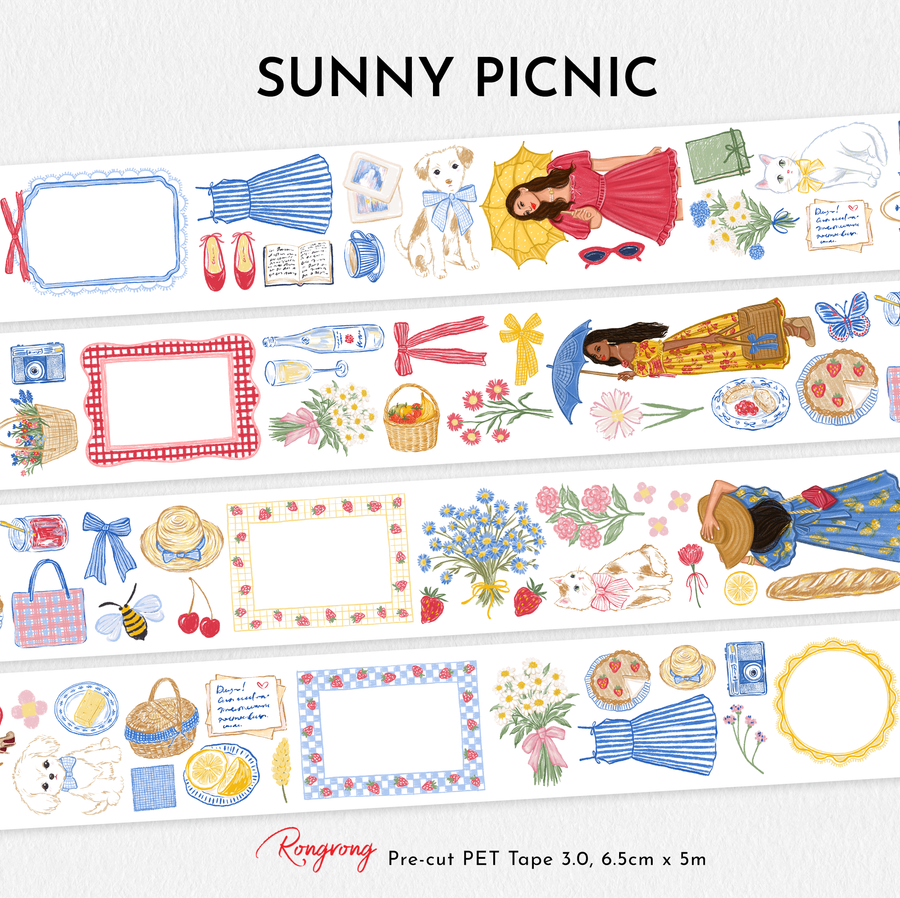 Sunny Picnic Pre-cut PET Tape [3.O]