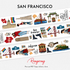 San Francisco Pre-cut PET Tape