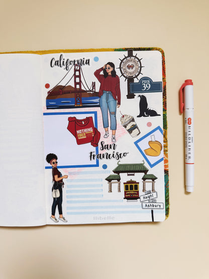 San Francisco Pre-cut PET Tape [Rongrong City Series]
