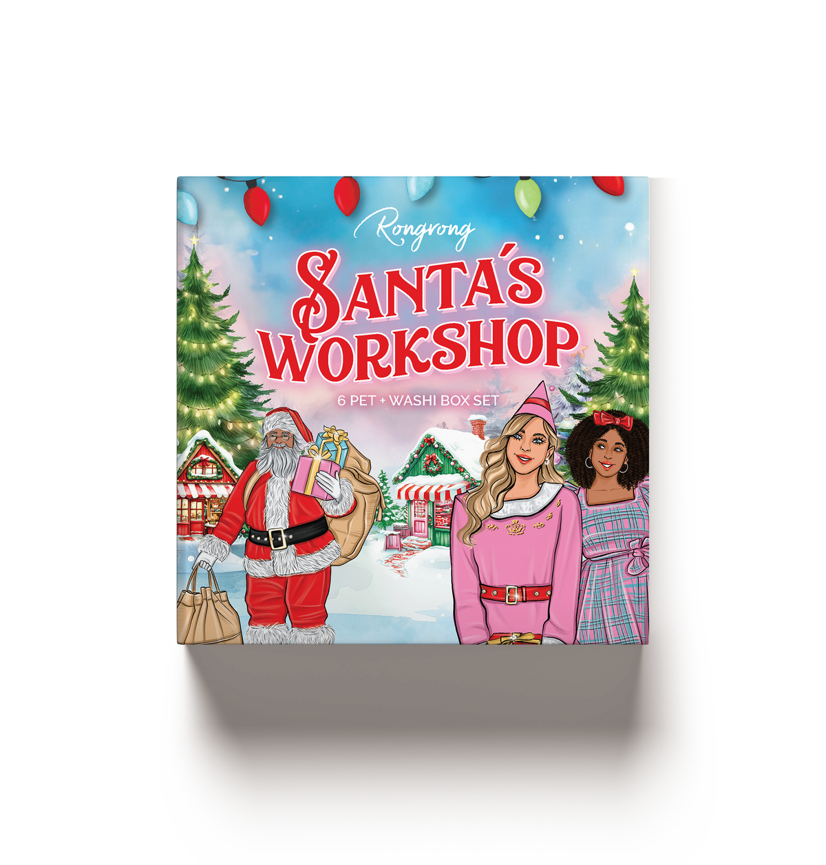 Santa's Workshop Pre-cut PET + Washi Box