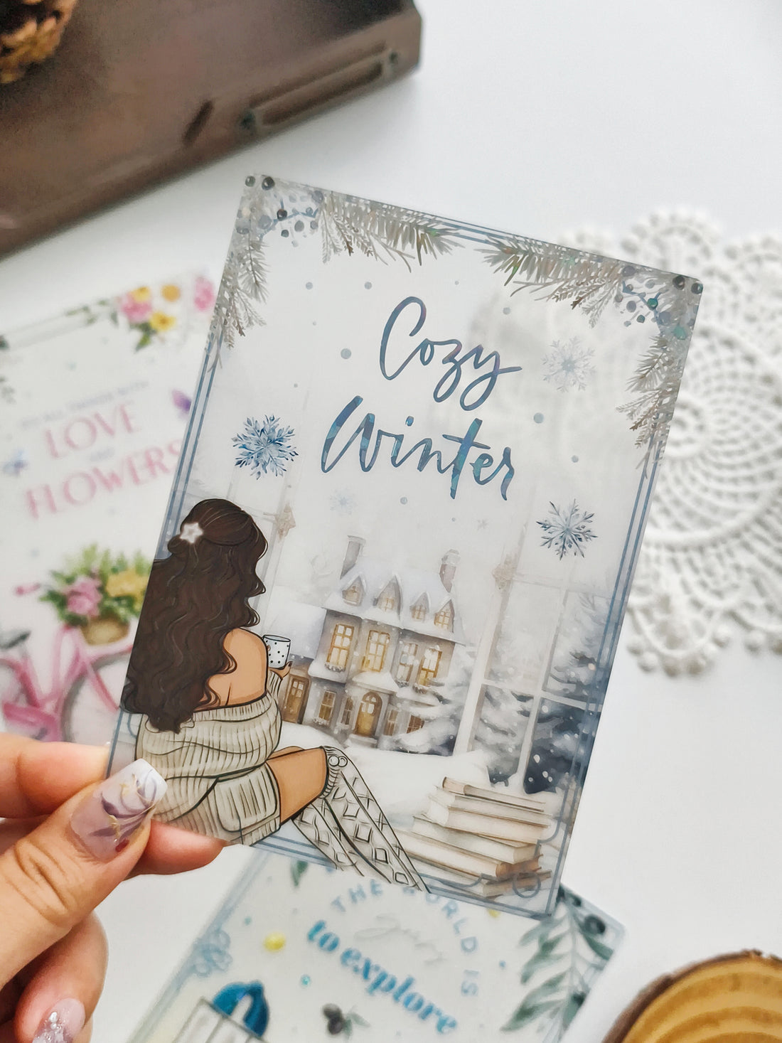 Seasonal Transparent Foil Cards