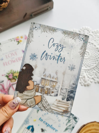 Seasonal Transparent Foil Cards