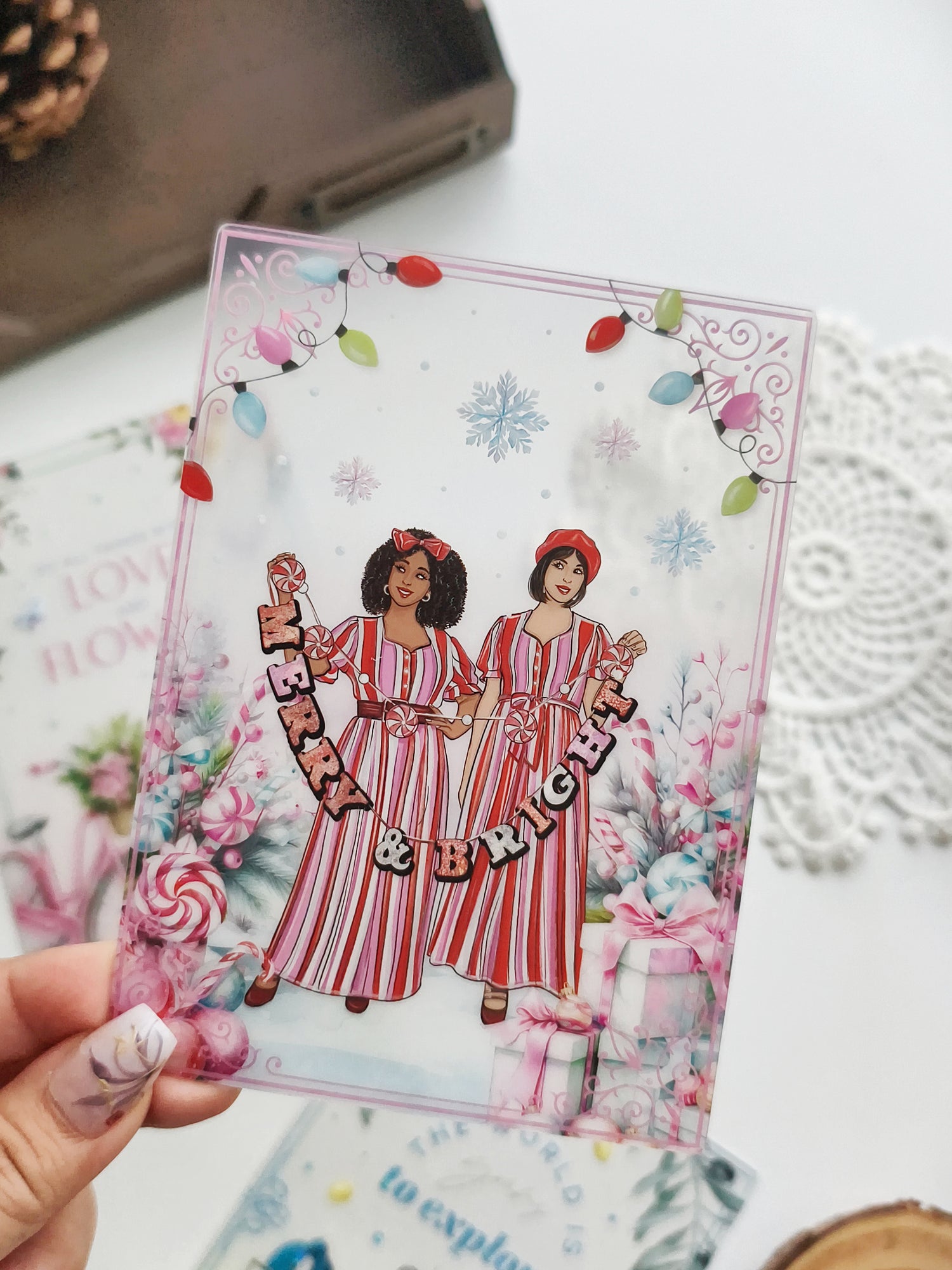 Seasonal Transparent Foil Cards