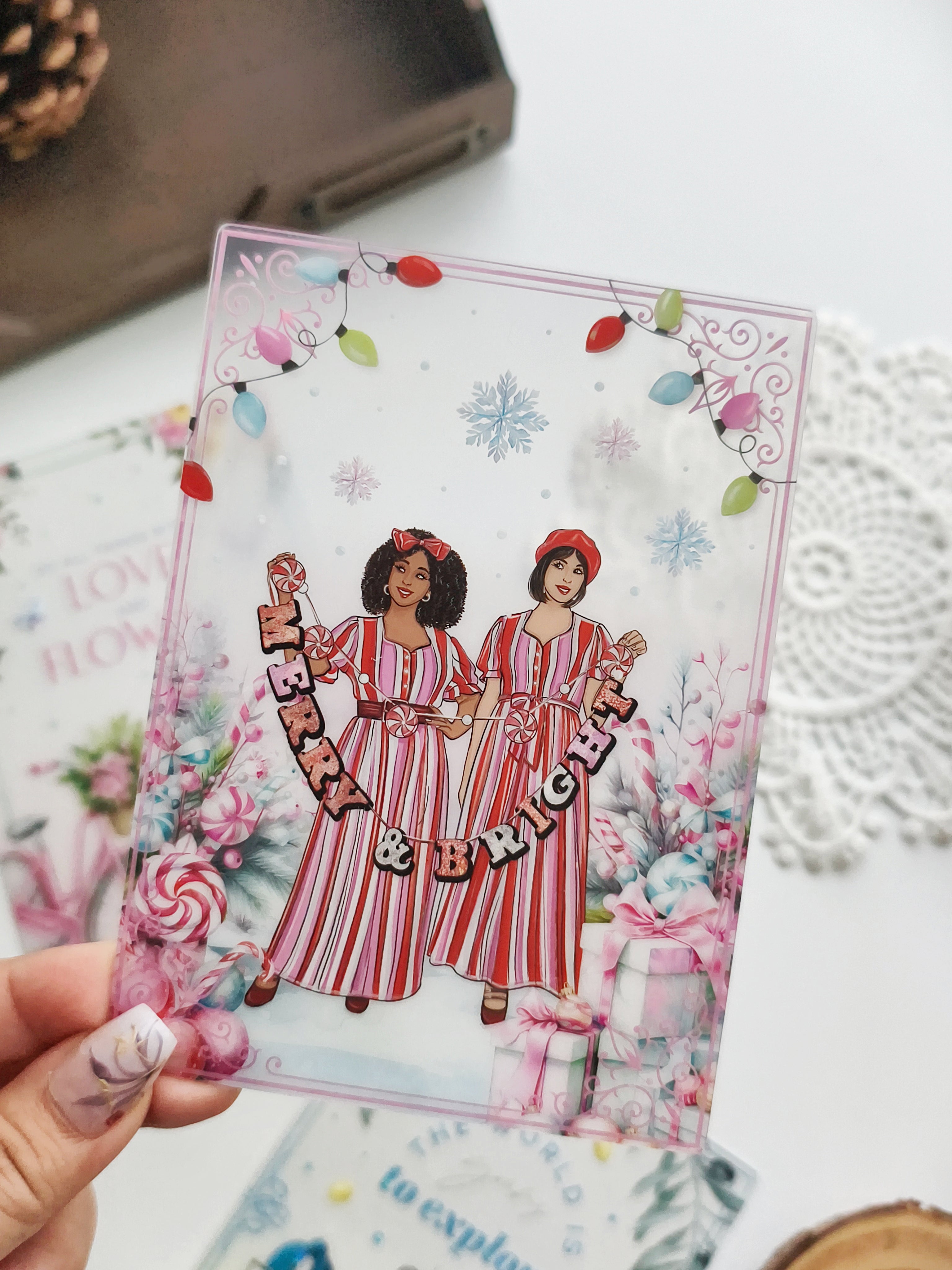 Seasonal Transparent Foil Cards