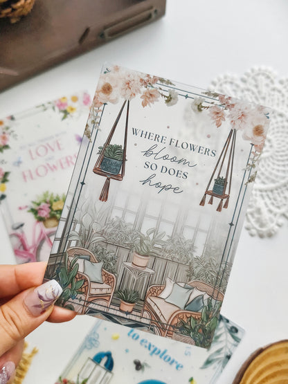 Seasonal Transparent Foil Cards