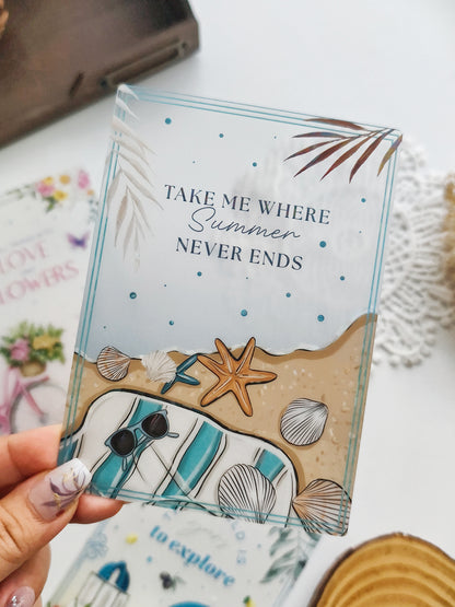 Seasonal Transparent Foil Cards