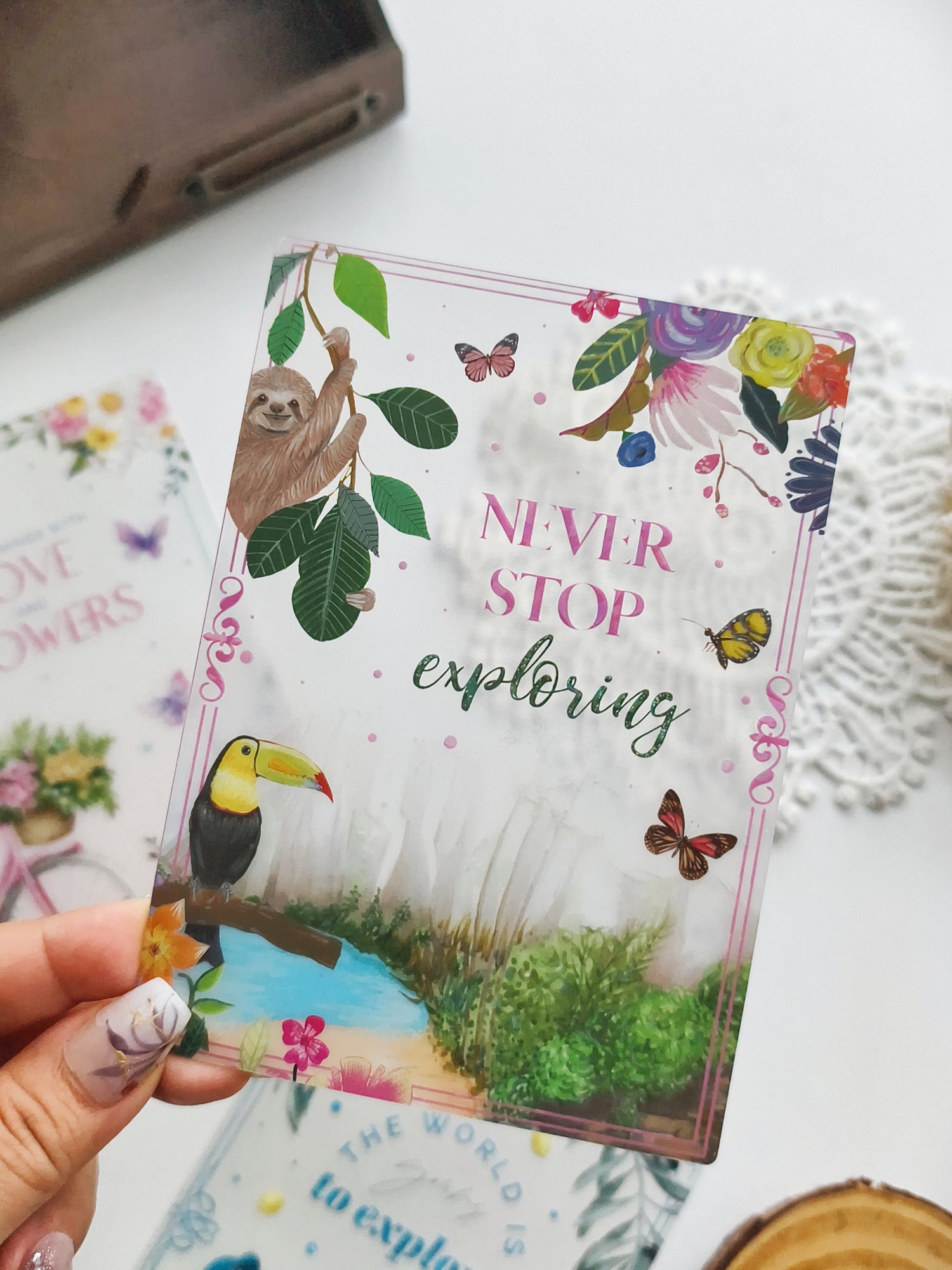 Seasonal Transparent Foil Cards