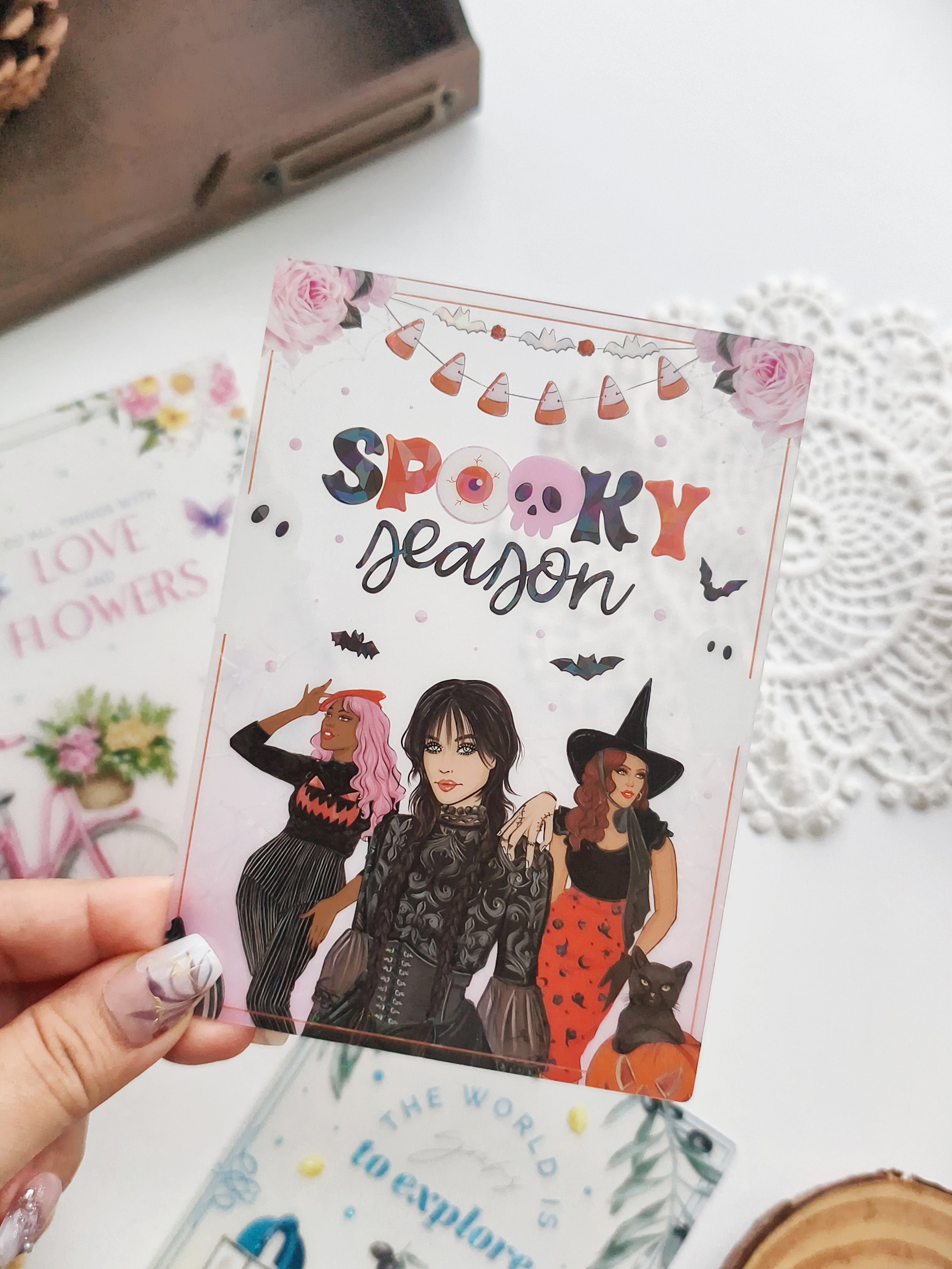 Seasonal Transparent Foil Cards