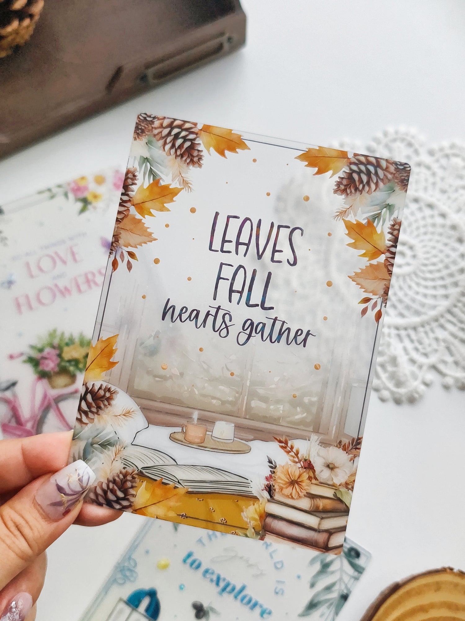 Seasonal Transparent Foil Cards
