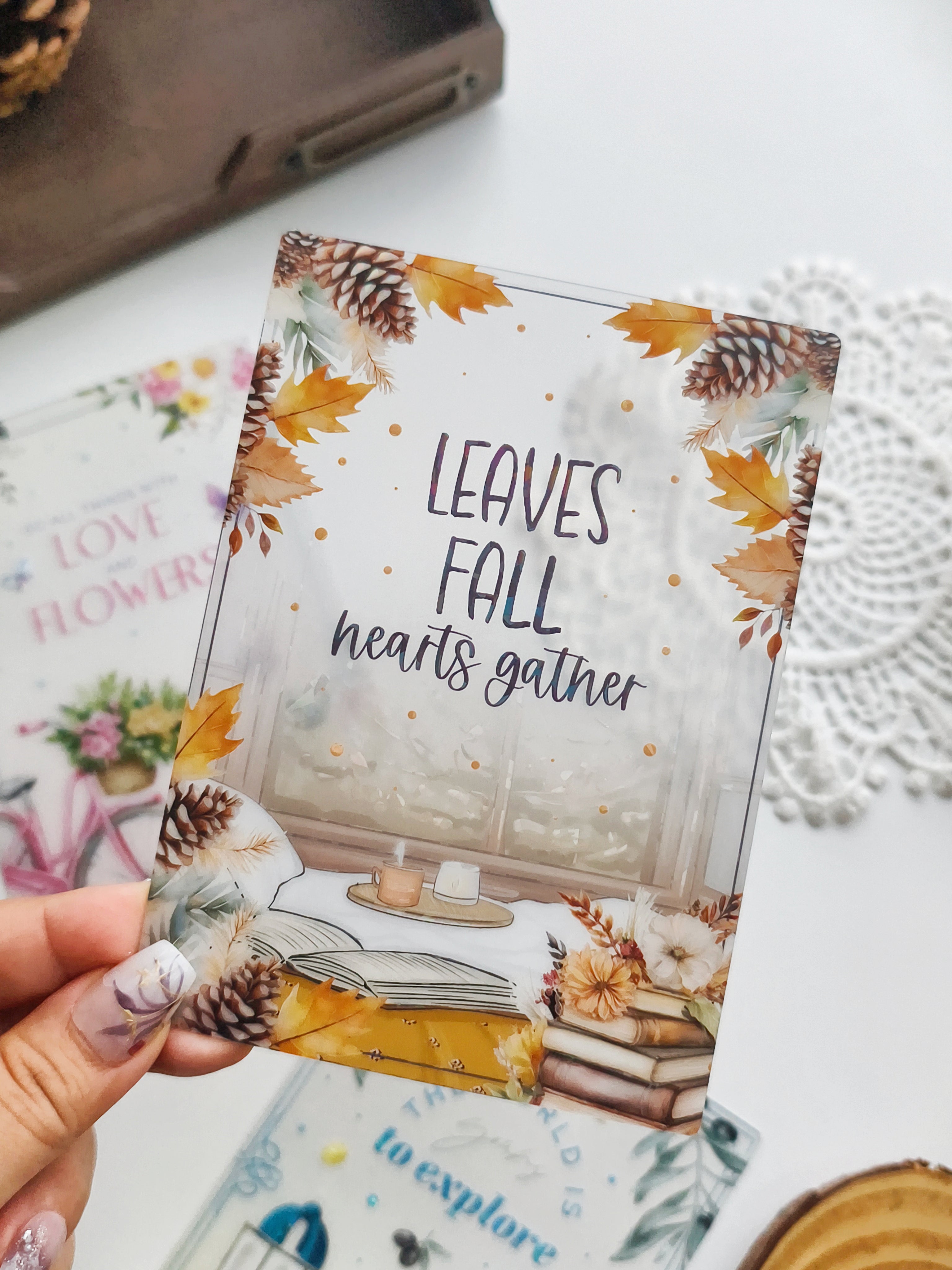 Seasonal Transparent Foil Cards