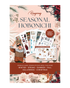 Seasonal Hobonichi Sticker Book with spring, summer, fall, and winter designs