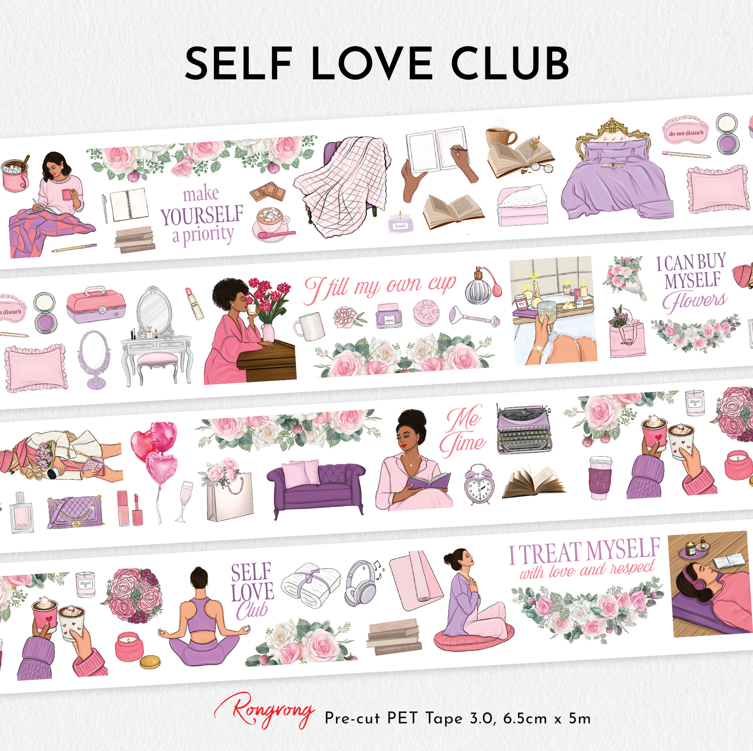 Self Love Club Planner Stickers