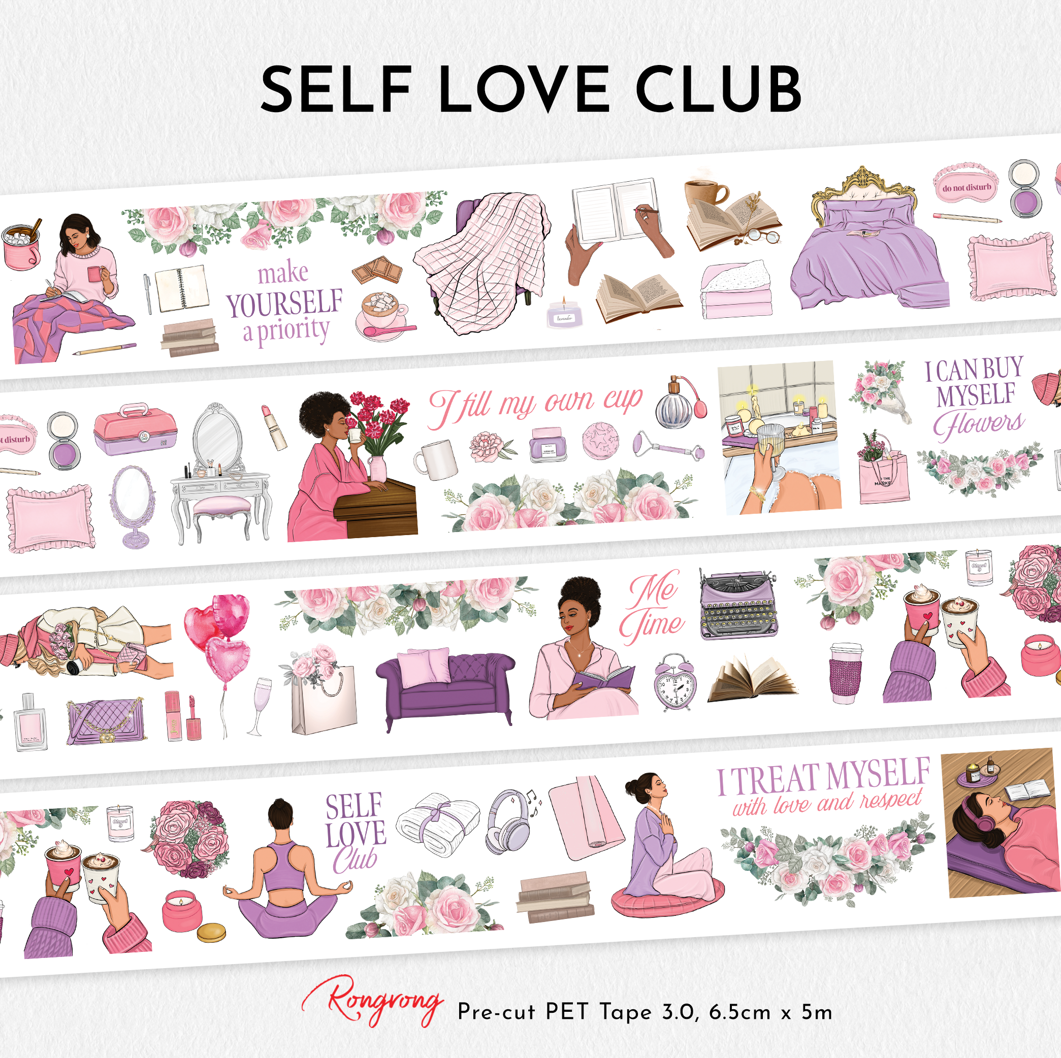 Self Love Club Planner Stickers