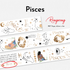 Zodiac Collection Pisces PET Tape