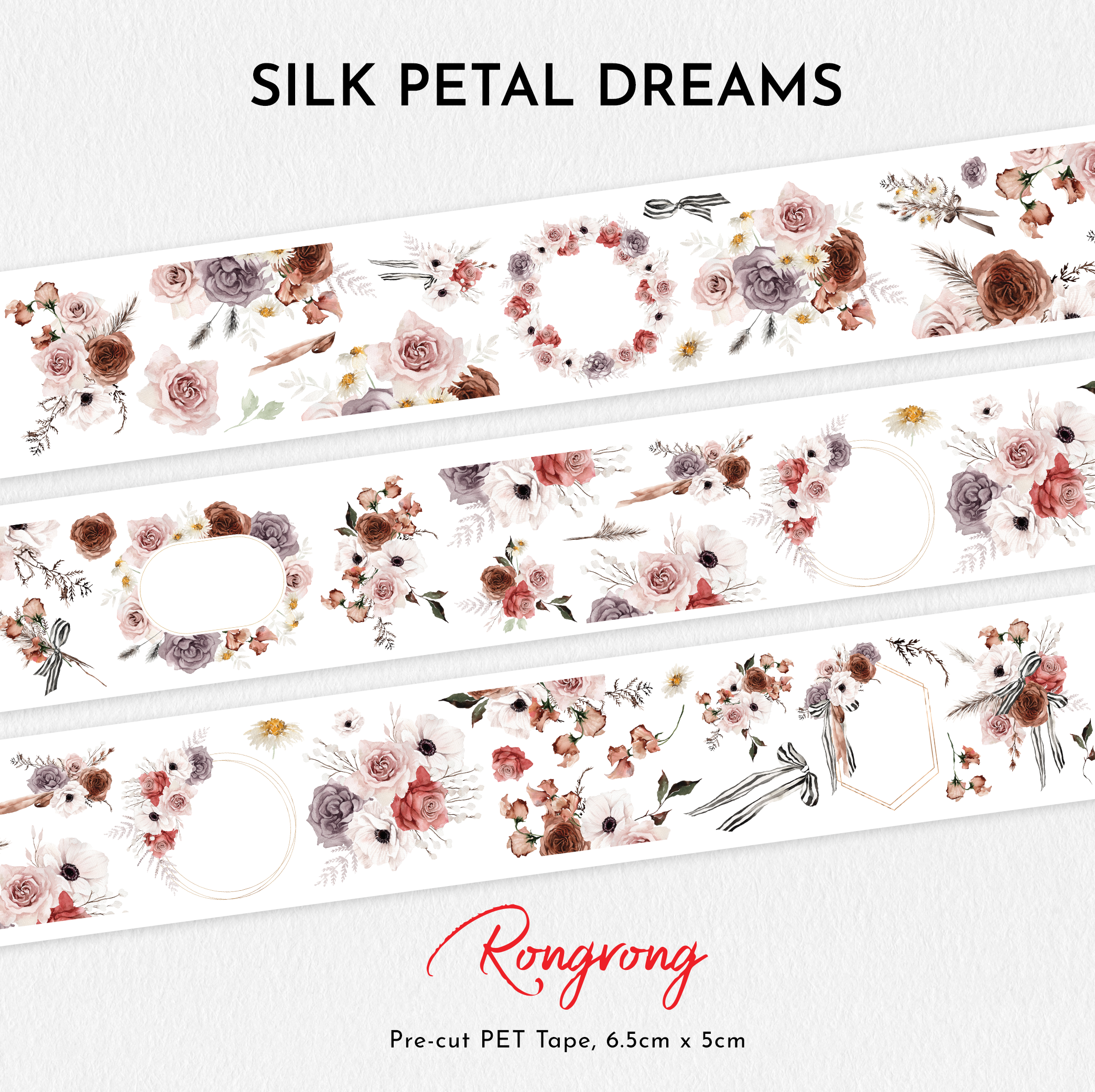 Shop Rongrong Silk Petal Dreams PET Tape