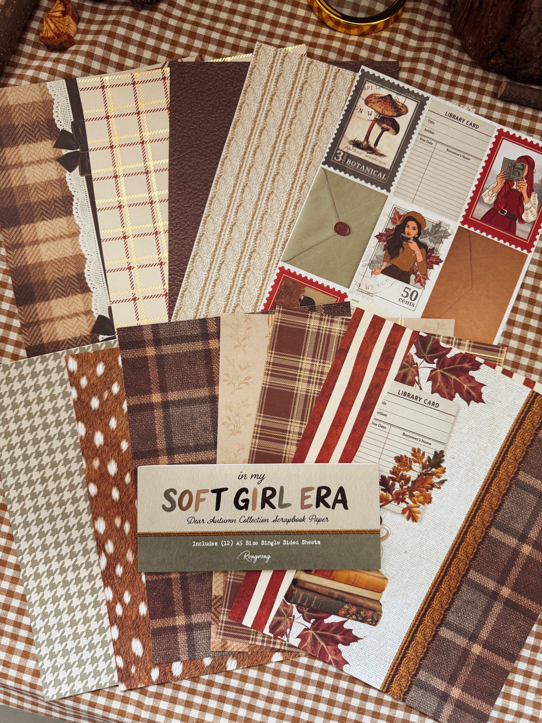 Dear Autumn Scrapbooking Paper [DOWNLOAD]