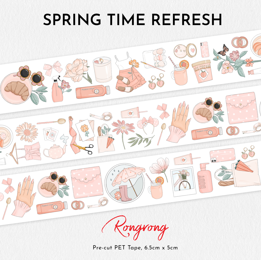 Spring Time Refresh PET Tape