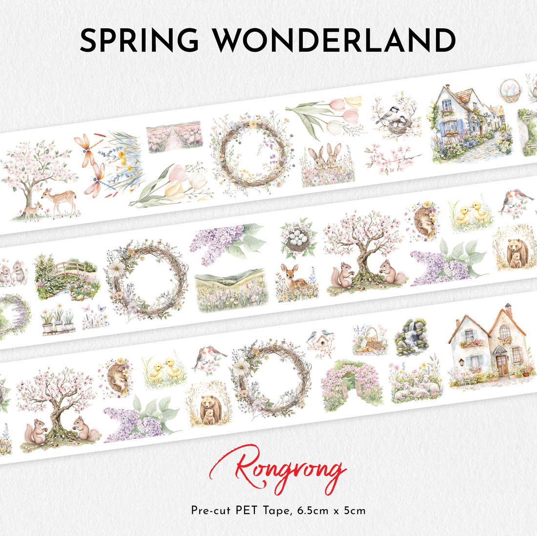 Spring Wonderland PET Tape