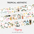 Shop Rongrong Tropical Aesthetic PET Tape for Planner