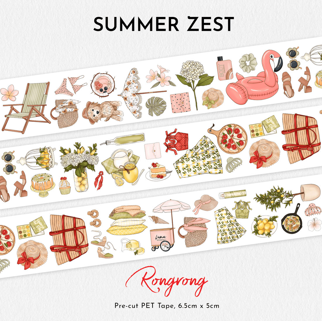 Summer Zest PET Tape