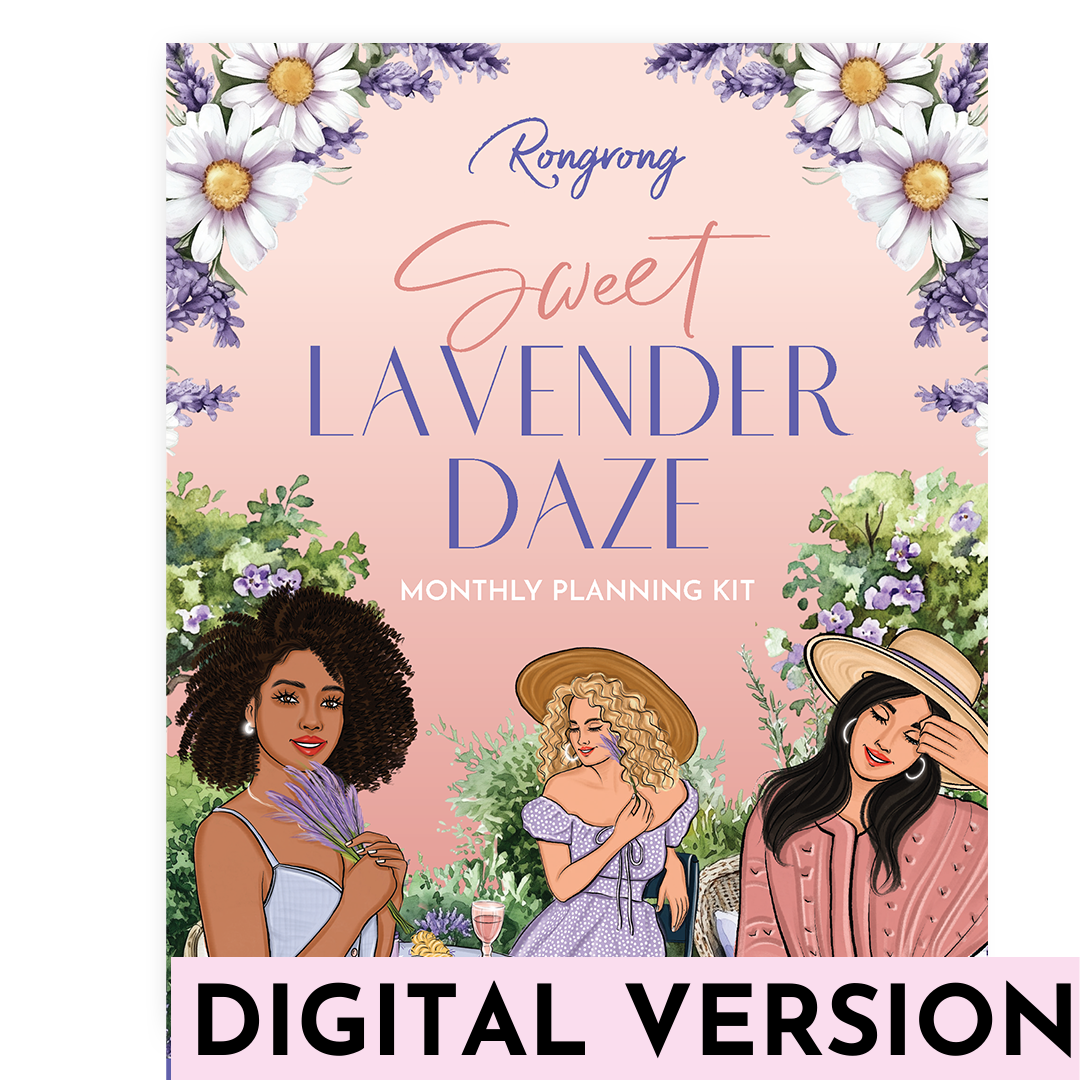 Sweet Lavender Daze Monthly Planning Kit [DOWNLOAD]