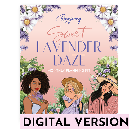 Sweet Lavender Daze Monthly Planning Kit [DOWNLOAD]