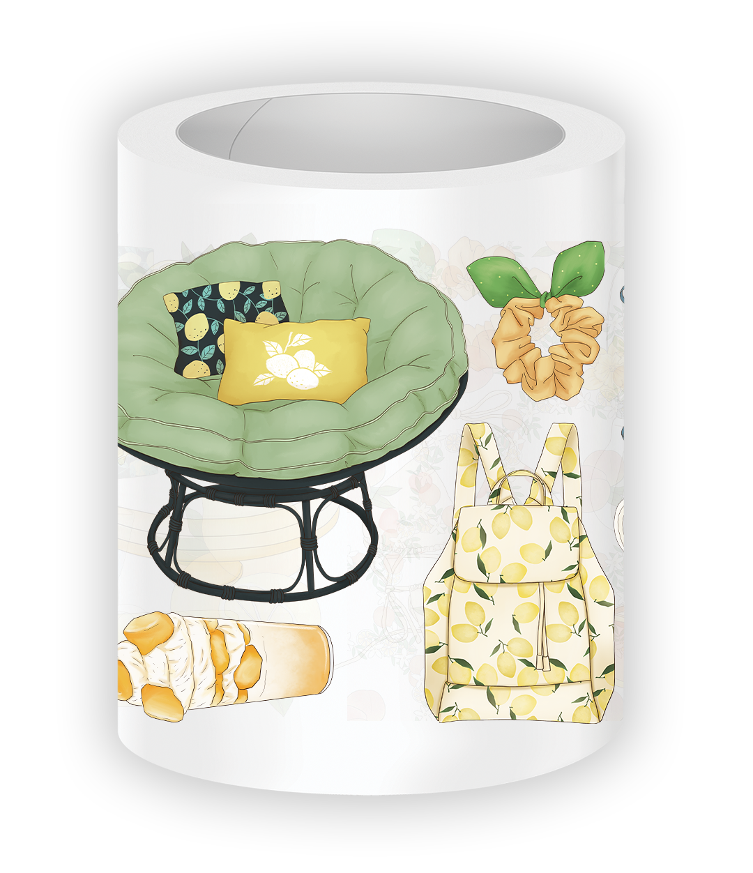 Sweet and Sour Pre-cut PET Tape 3.0 | Citrus Summer Journaling Tape