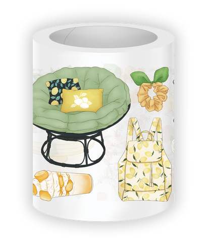 Bright citrus and summer lifestyle Stickers