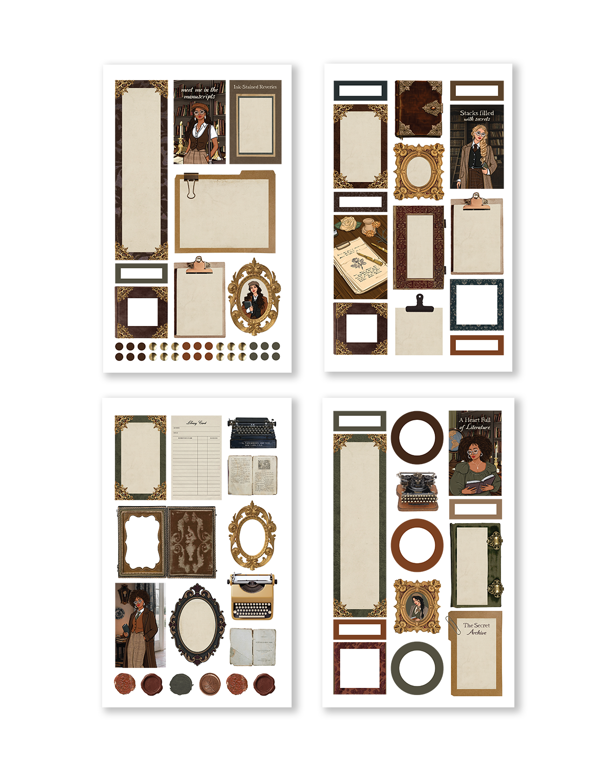 The Secret Archives Sticker Book [DOWNLOAD]