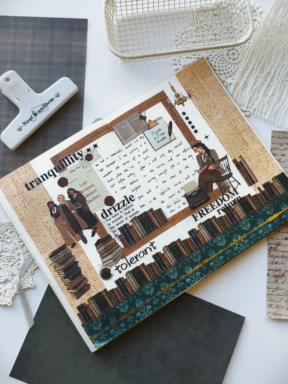 The Secret Archives Pre-cut PET Tape + Washi Box