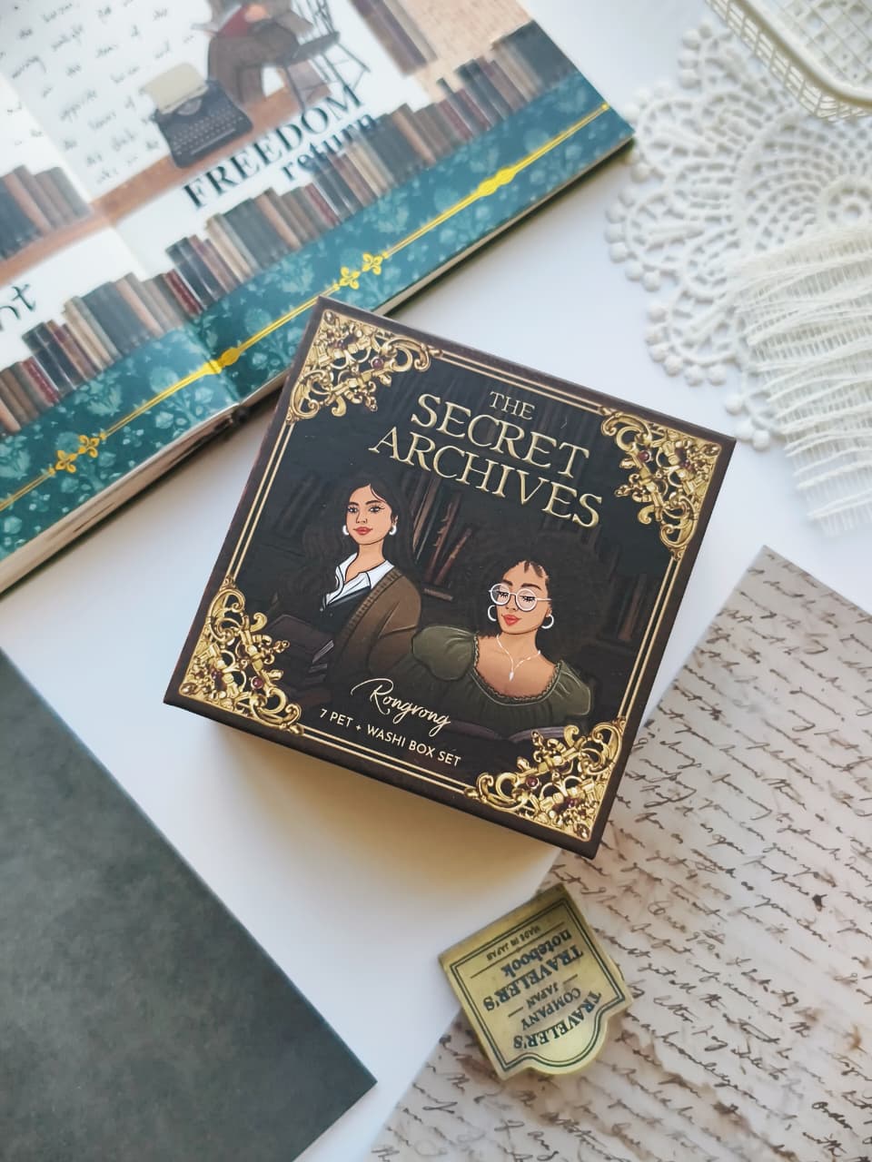 The Secret Archives Pre-cut PET Tape + Washi Box