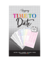 Sticker book cover featuring colorful illustrations of calendars, clocks, and playful date-themed designs.