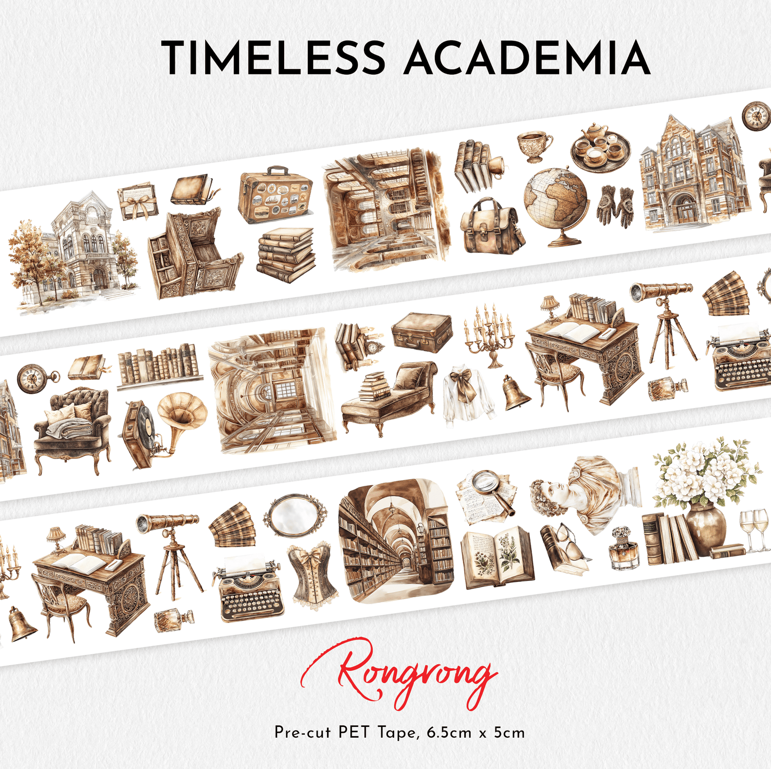 Timeless Academia PET Tape
