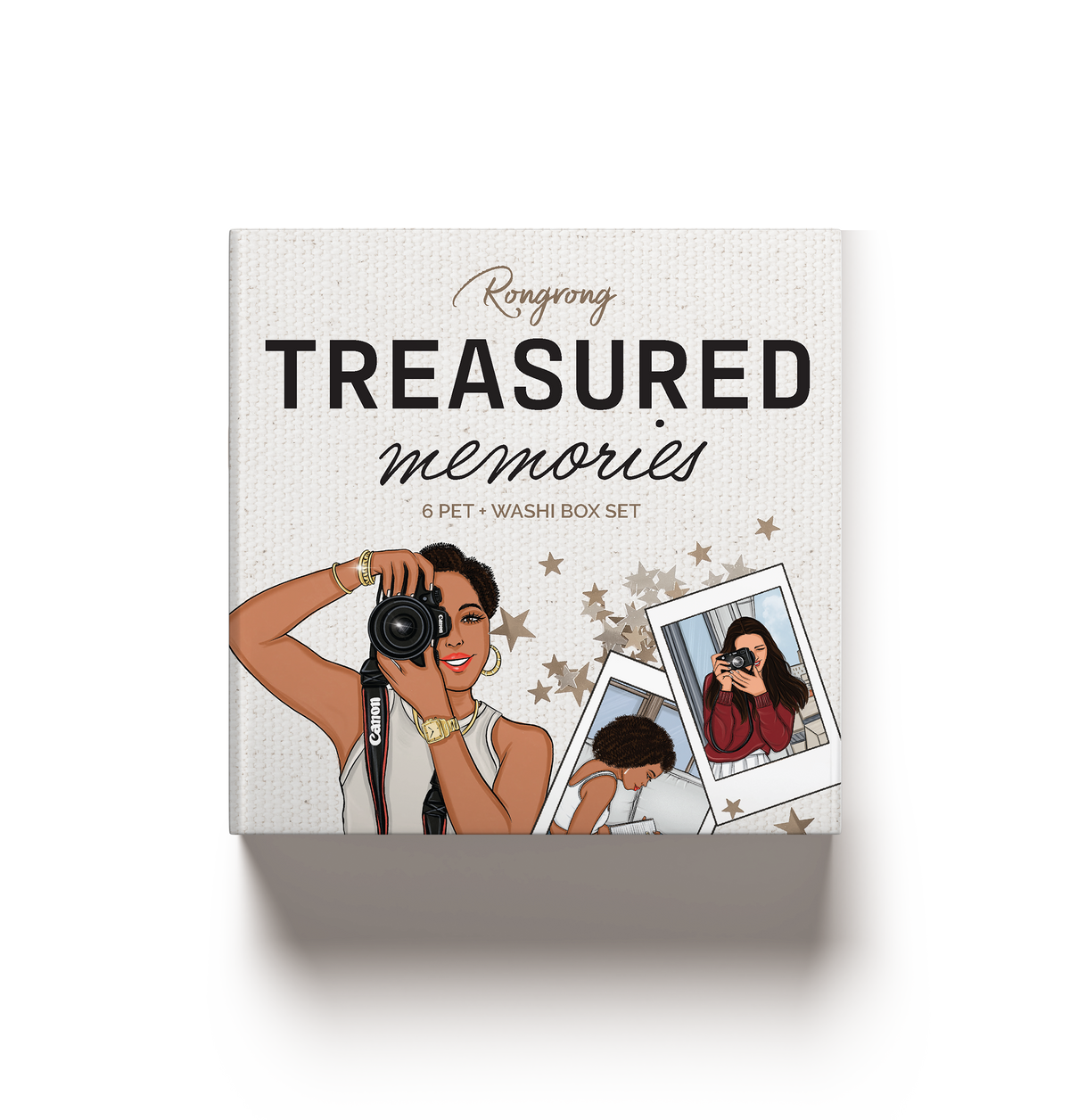 Treasured Memory PET + Washi Tape Box – Vintage Memory Keeping Set