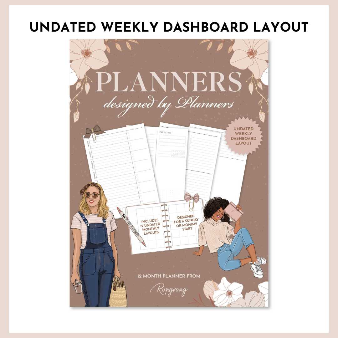 Undated Weekly Dashbaord Layout - cover